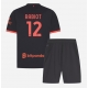 AC Milan Adrien Rabiot #12 Replike Rezervni Dres za djecu 2026-27 Kratak Rukav (+ Kratke hlače)